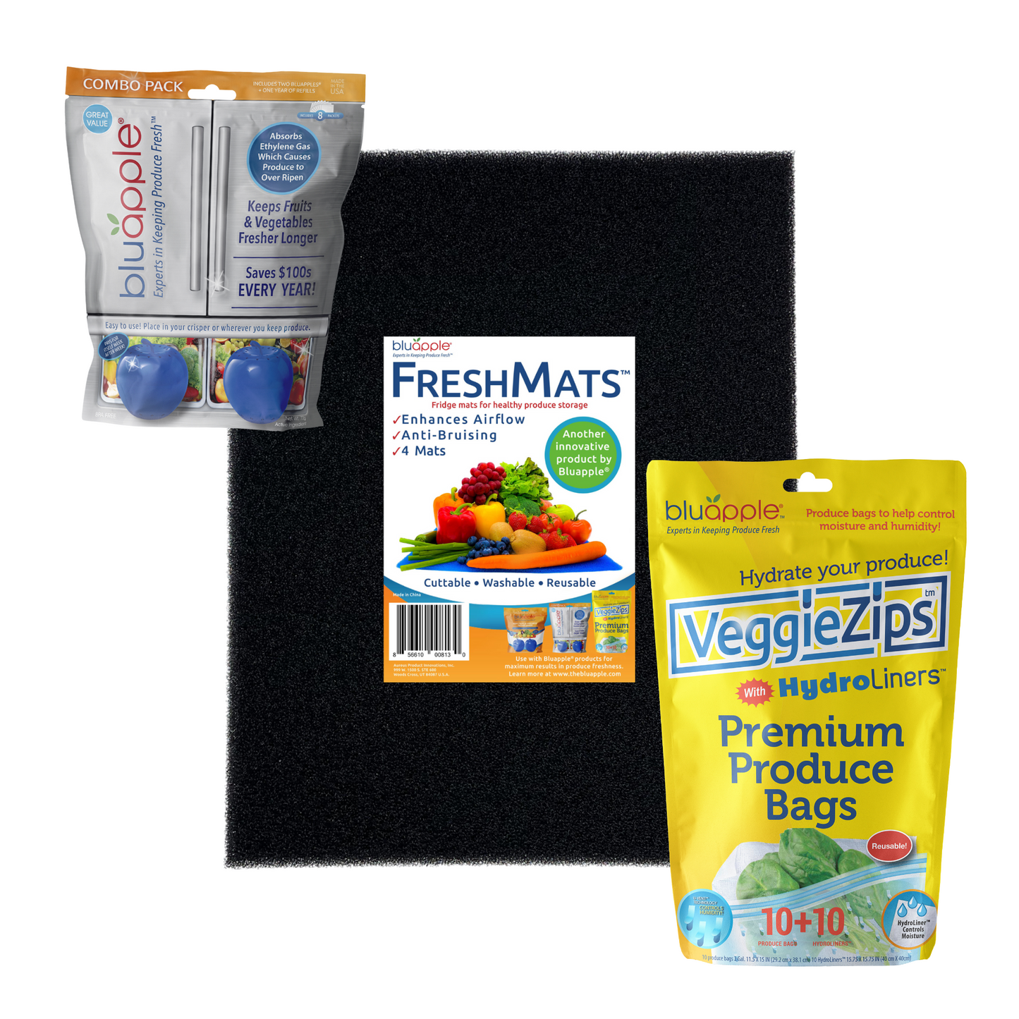 Bluapple premium freshness trio - black