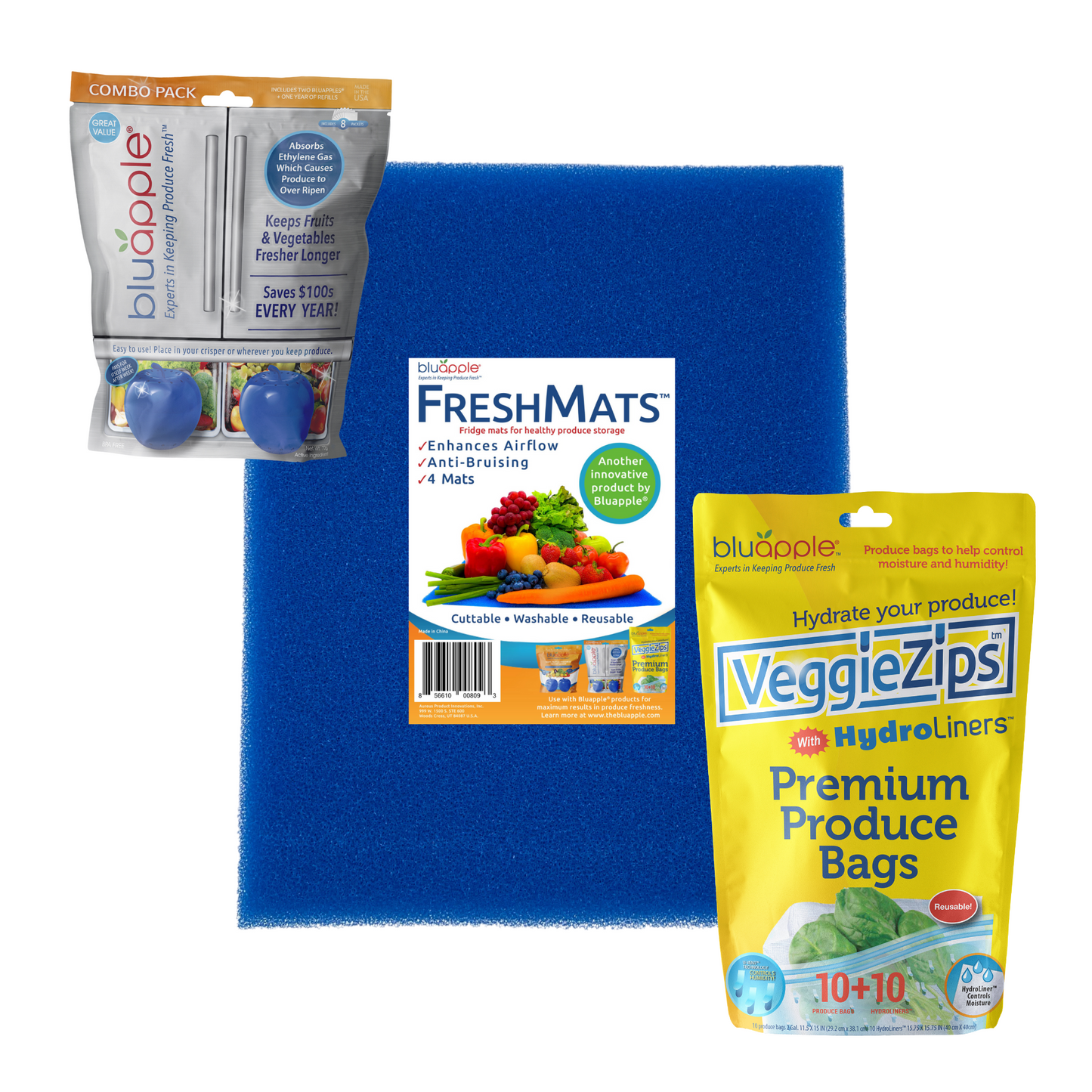 Bluapple premium freshness trio - blue