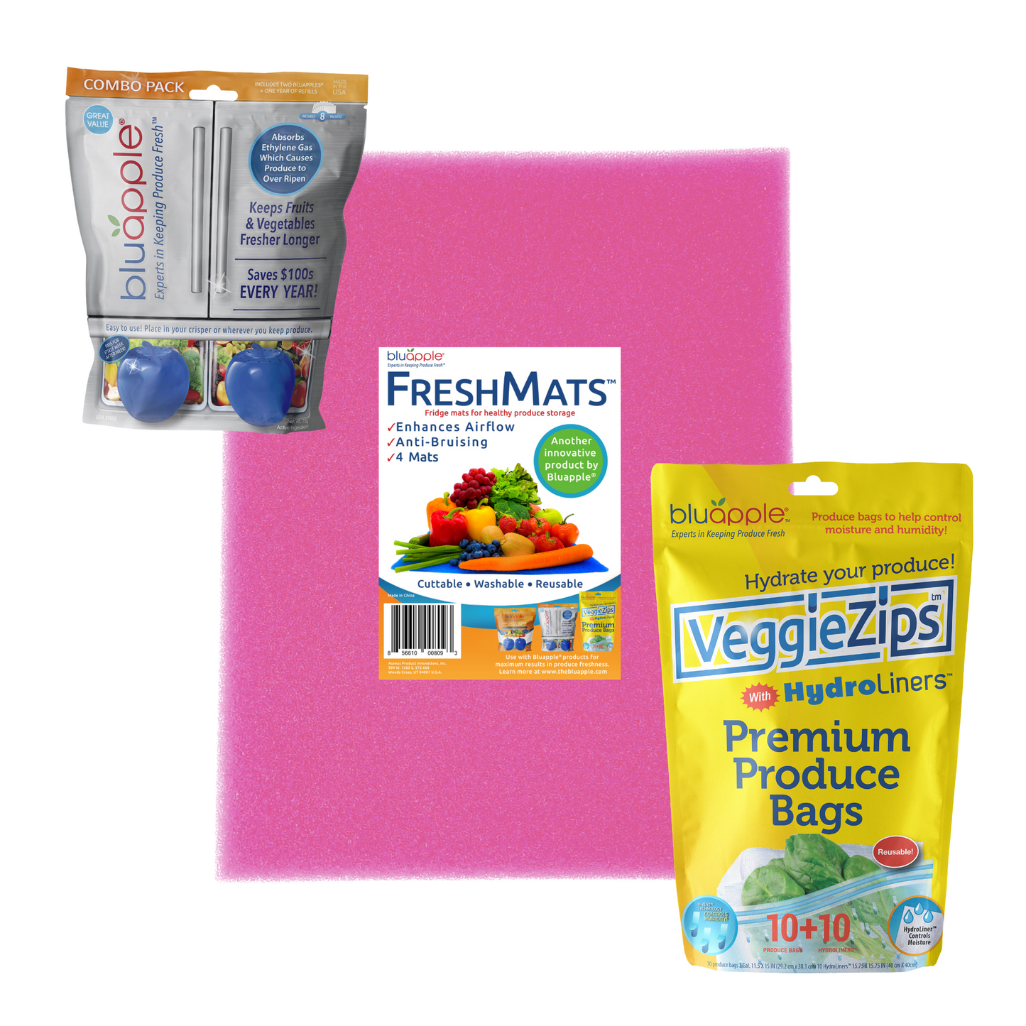 Bluapple premium freshness trio - pink