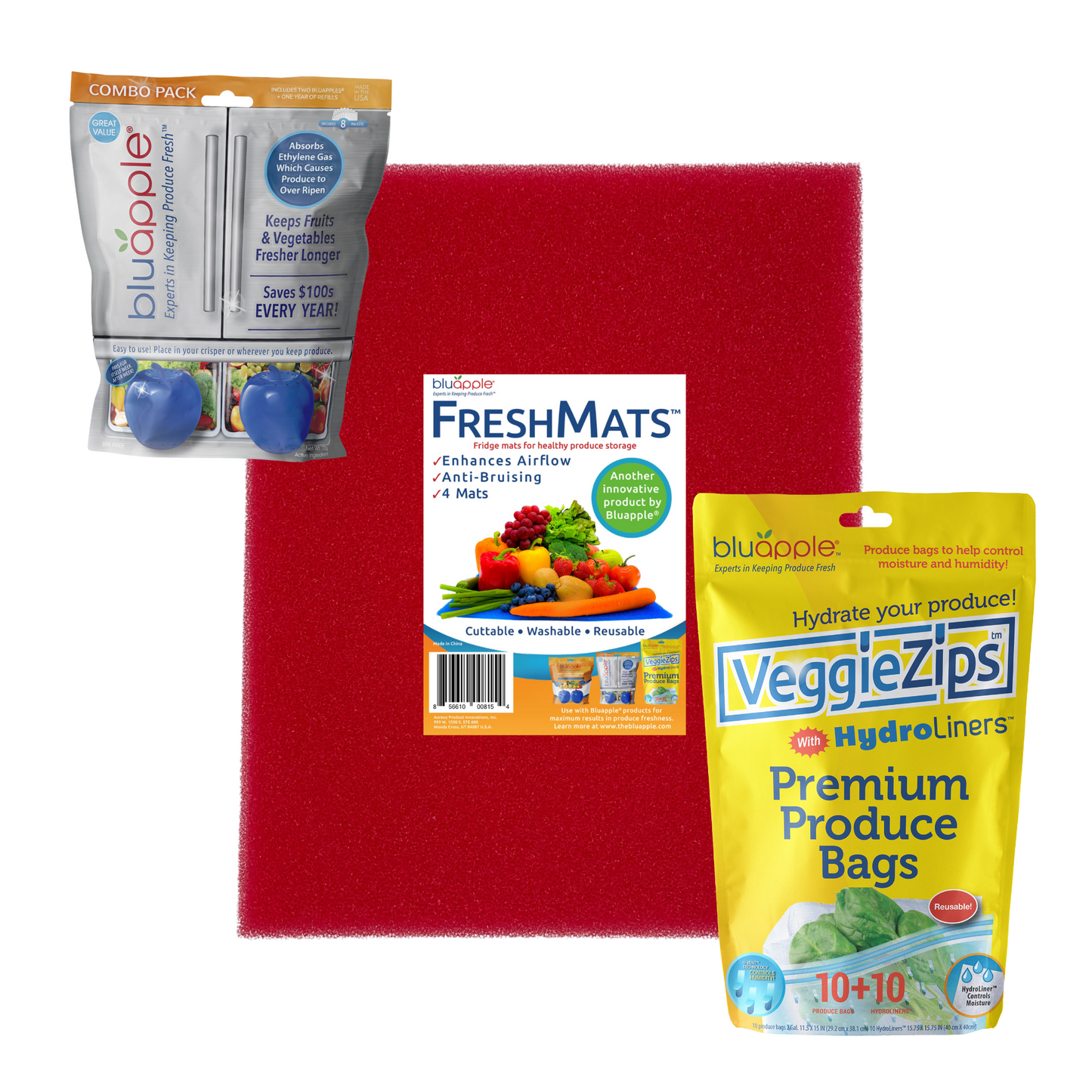 Bluapple premium freshness trio - red