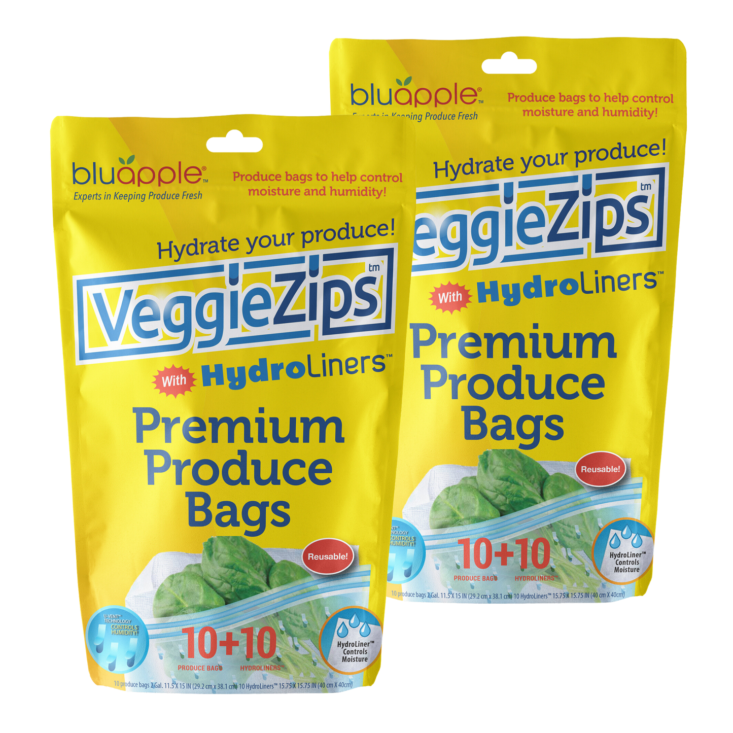 VeggieZips 20-Pack