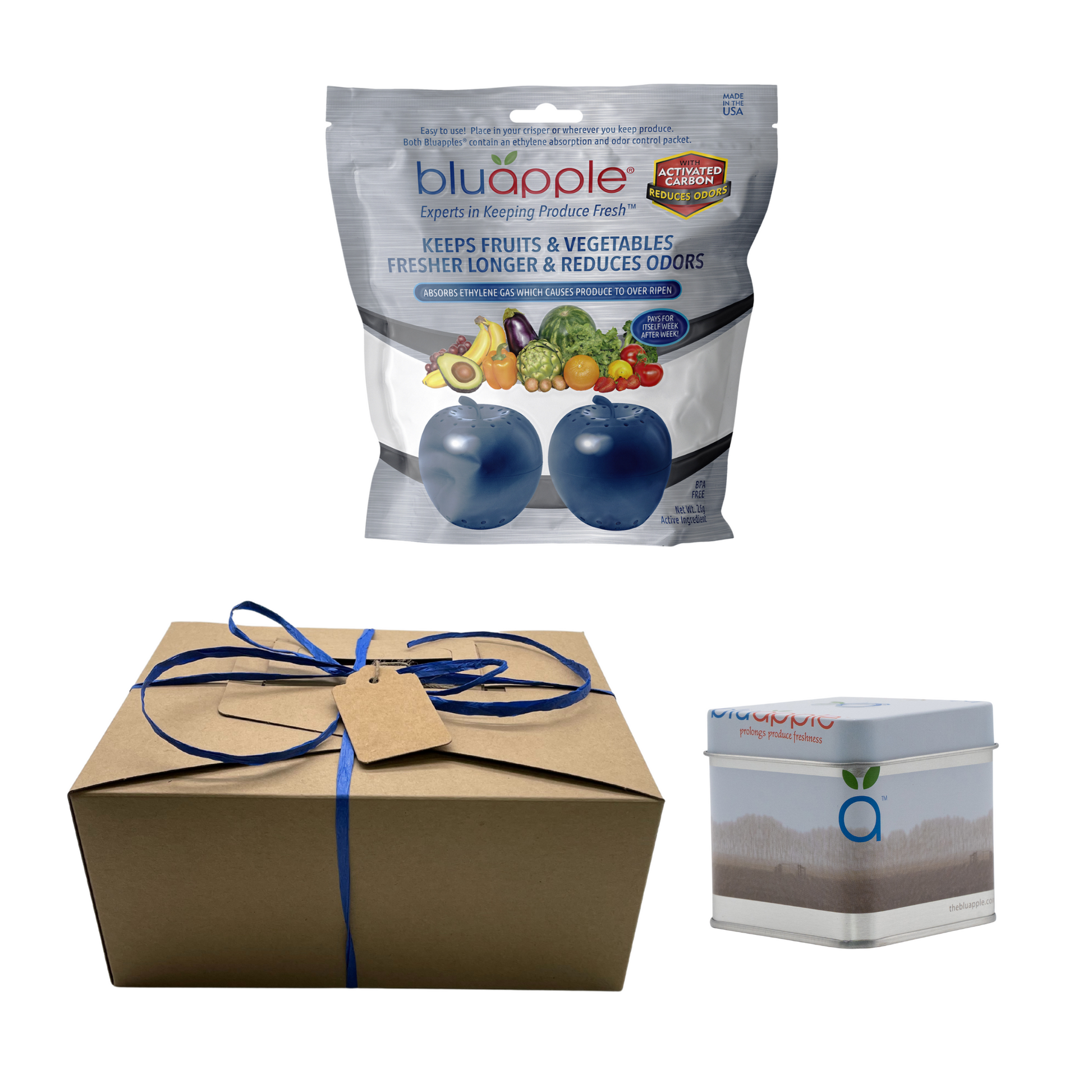 Bluapple carbon 2-pack gift kit