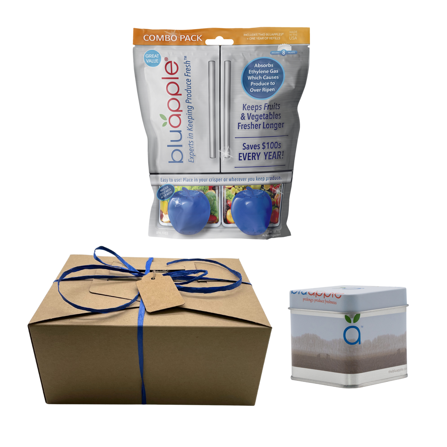 Bluapple classic combo pack gift kit