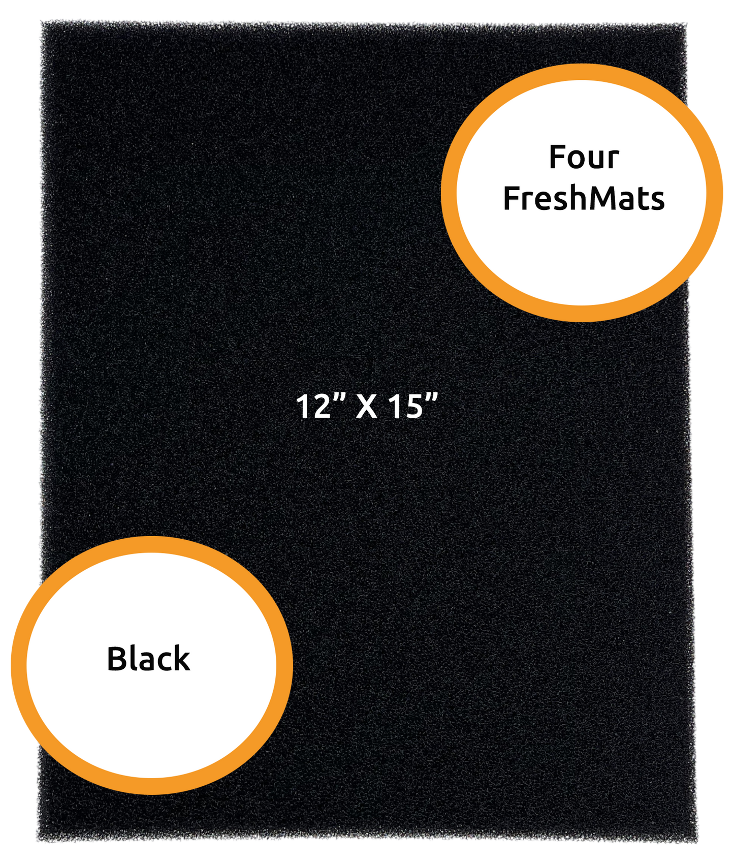 Black FreshMats 12x15