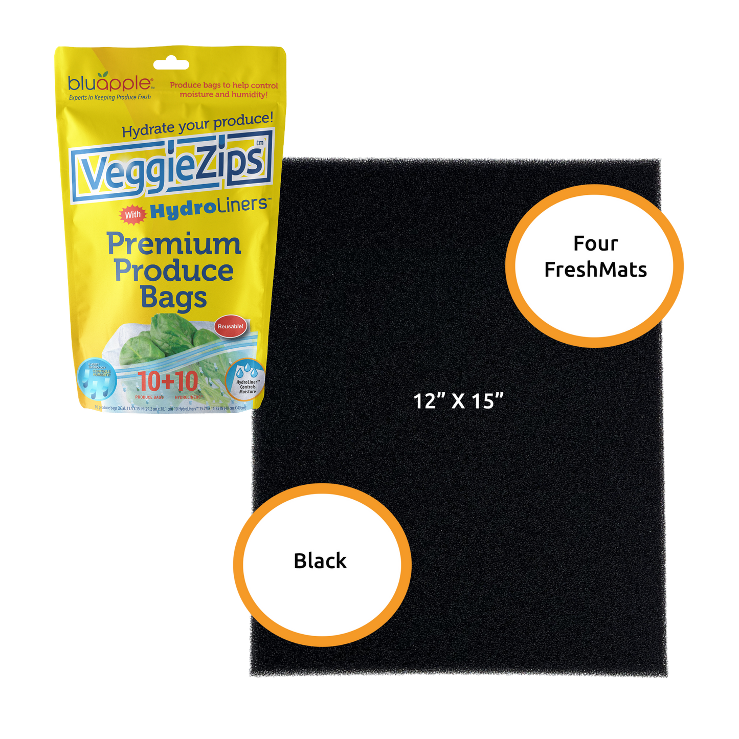 Black Humidity control pack