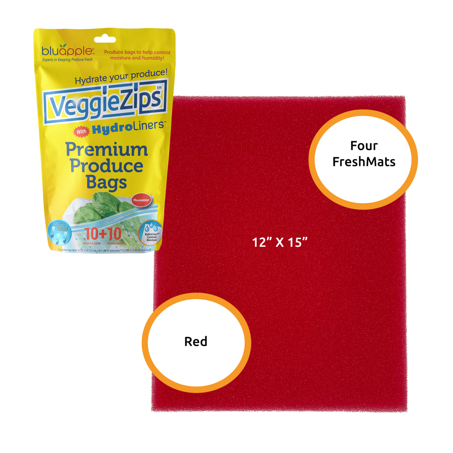 Red Humidity control pack