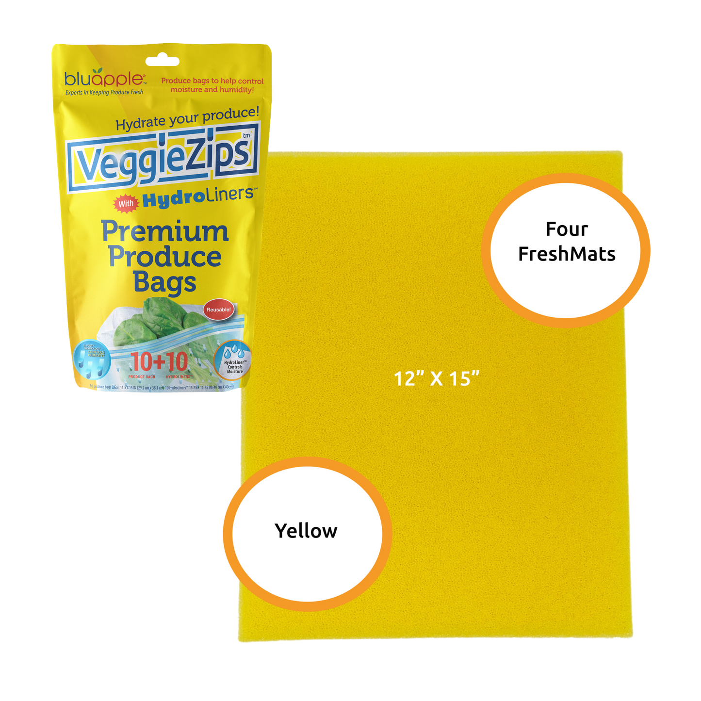 Yellow Humidity Control Pack