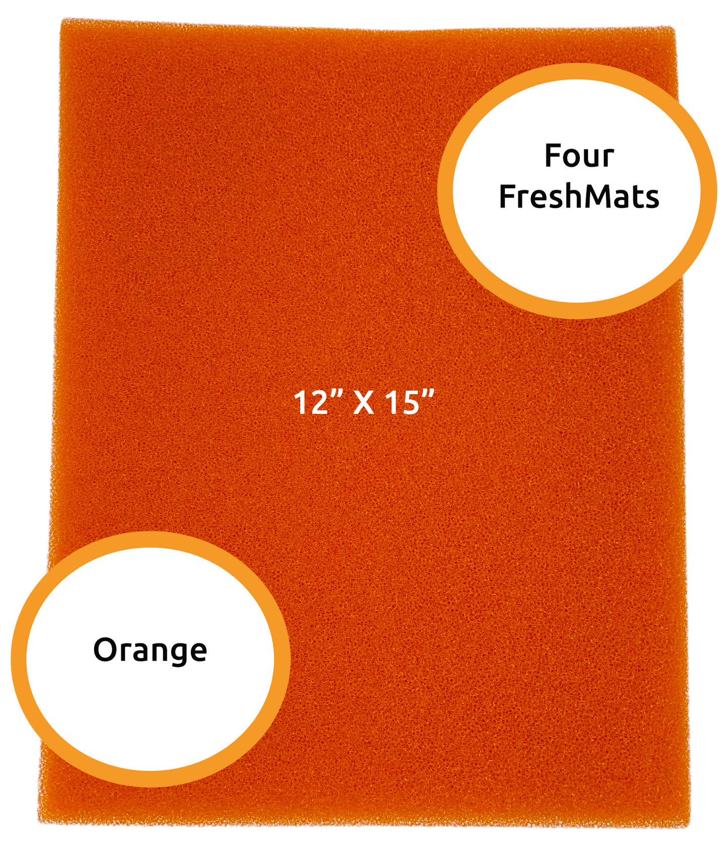Orange FreshMat - 12x15
