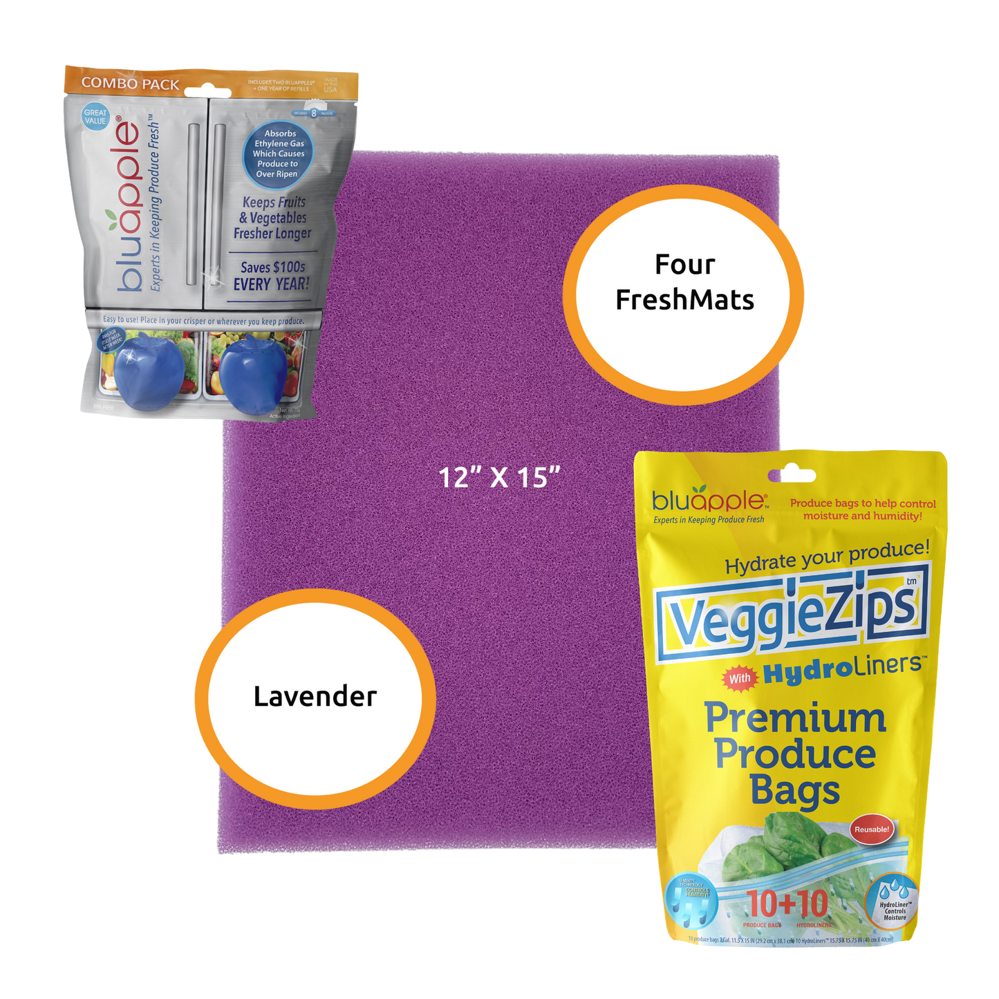 Lavender Premium Freshness Trio