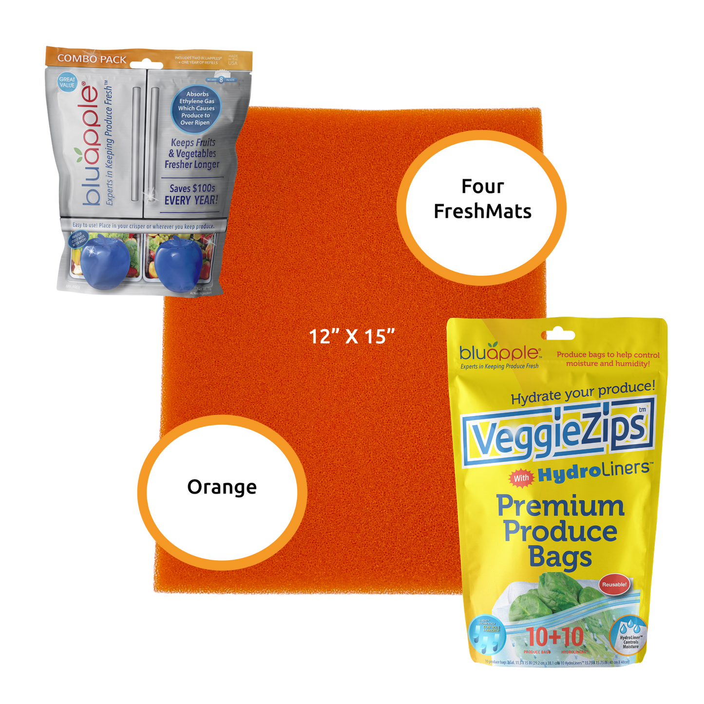 Orange Premium Freshness Trio