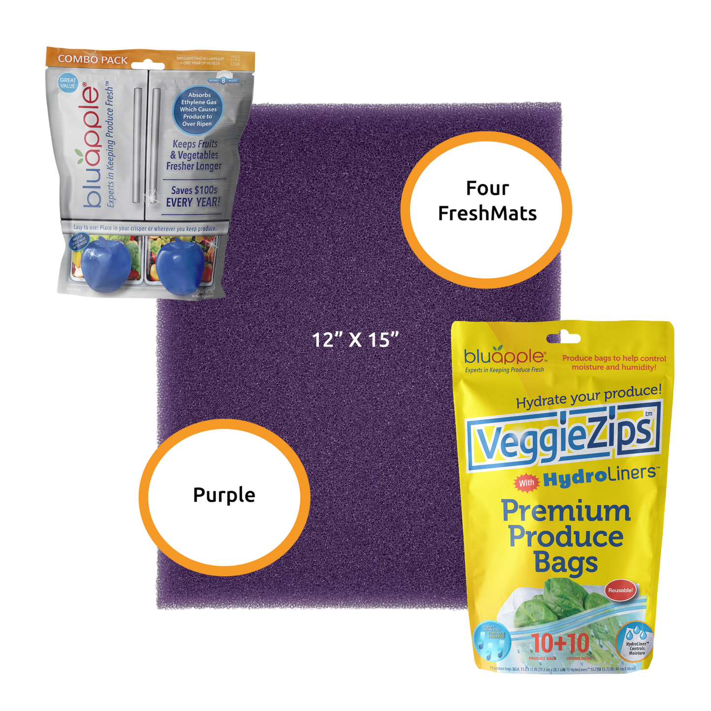 Purple Premium Freshness Trio