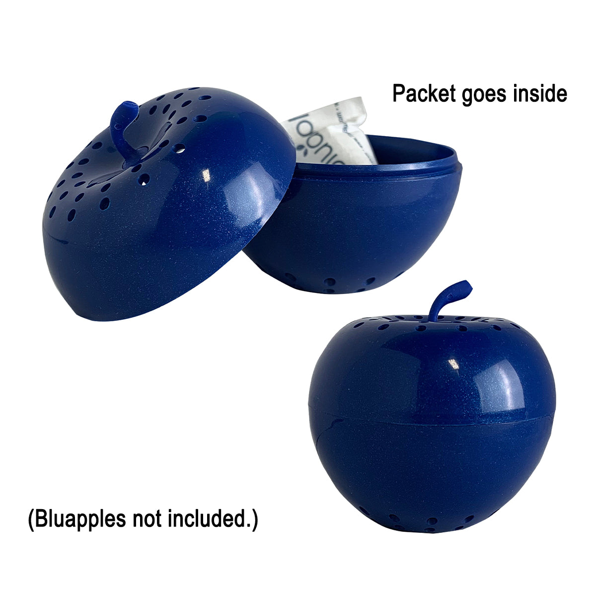 Carbon Bluapple open with packet inside