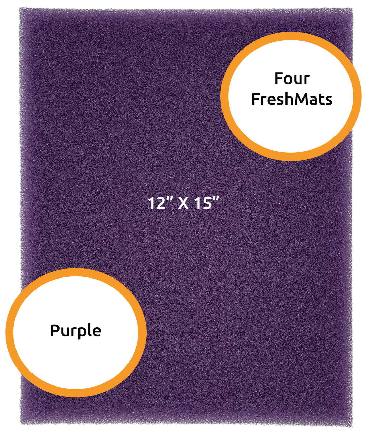 Purple FreshMats 12x15