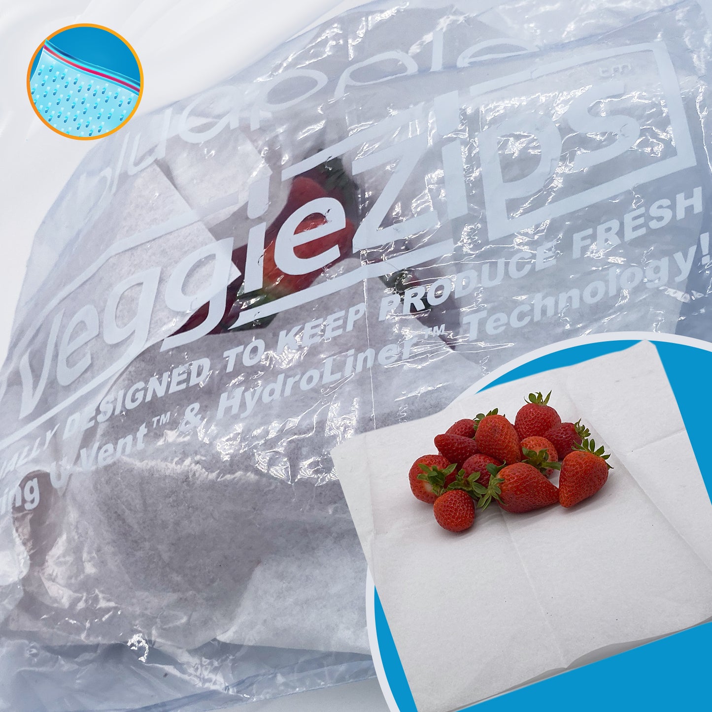 VeggieZips with HydroLiners 20PK