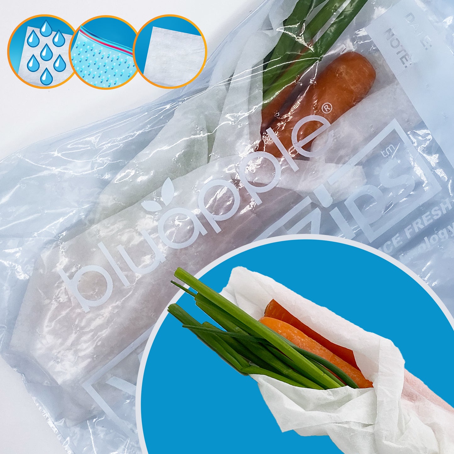 VeggieZips with HydroLiners 20PK