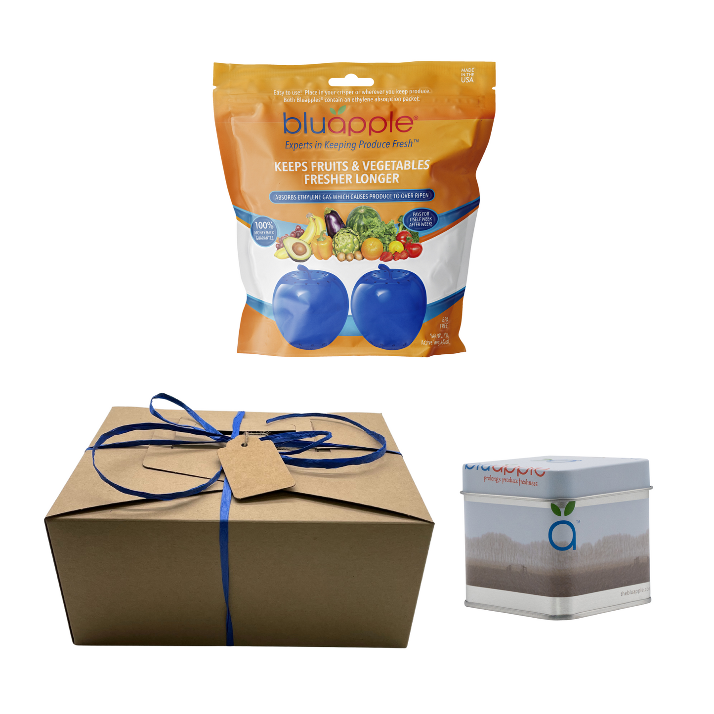 Bluapple® 2-Pack Gift Kit with Free Storage Tin