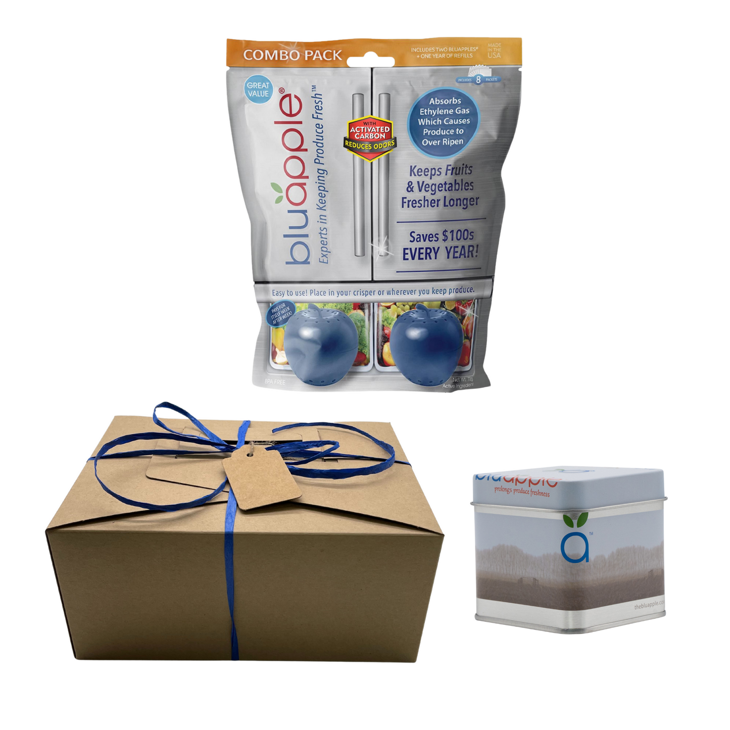 Bluapple® Carbon Combo Gift Kit with Free Storage Tin