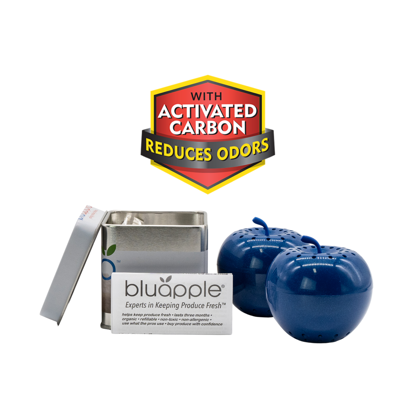 Bluapple® 2-Pack with Activated Carbon (Eco-Friendly)
