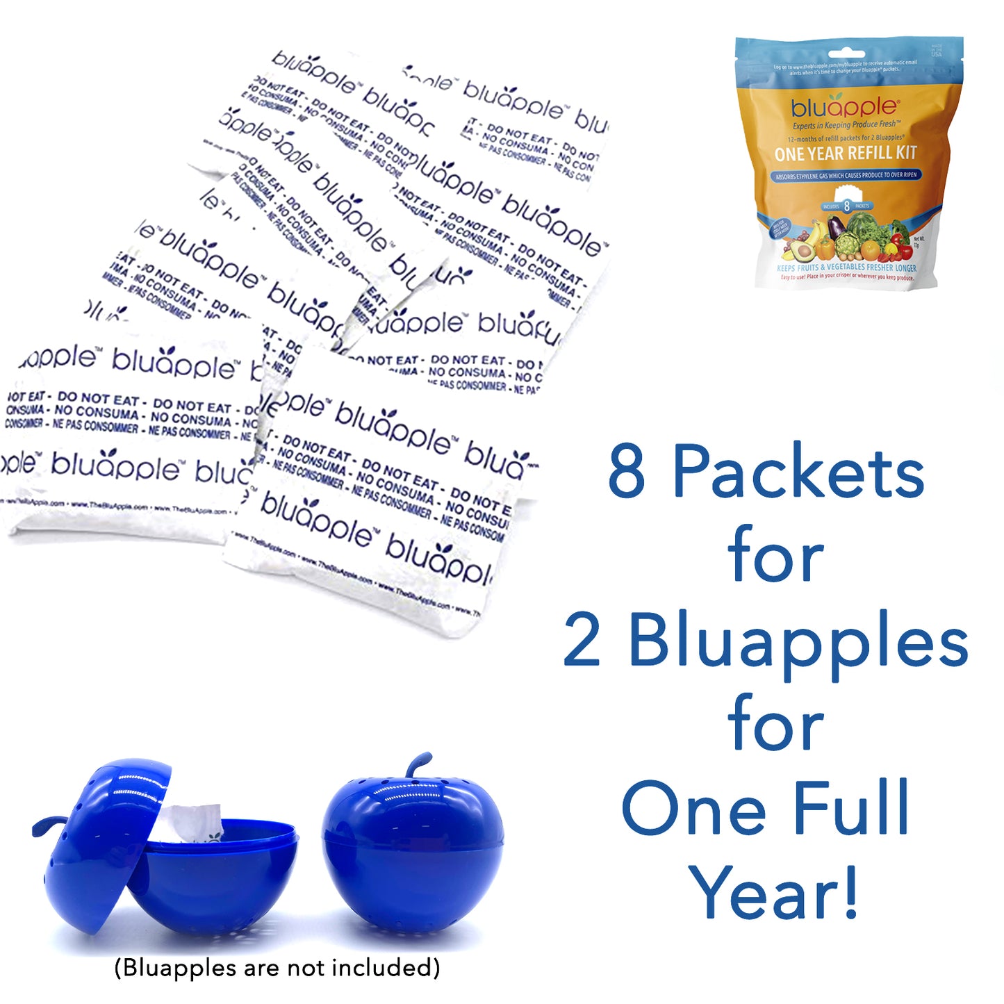 Bluapple® One Year Refill Kit