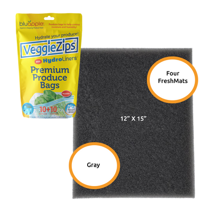 Gray Humidity control pack